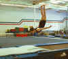 My front tumbling pass with a bad take off on the front layout!